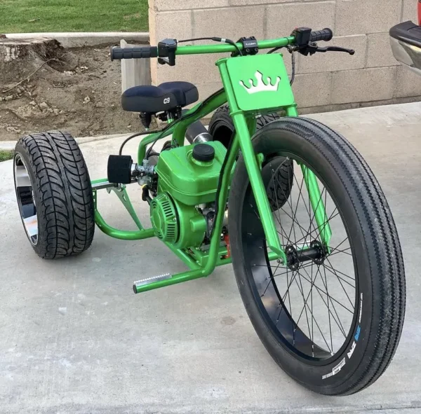 Green Big Wheeler Mini Trike