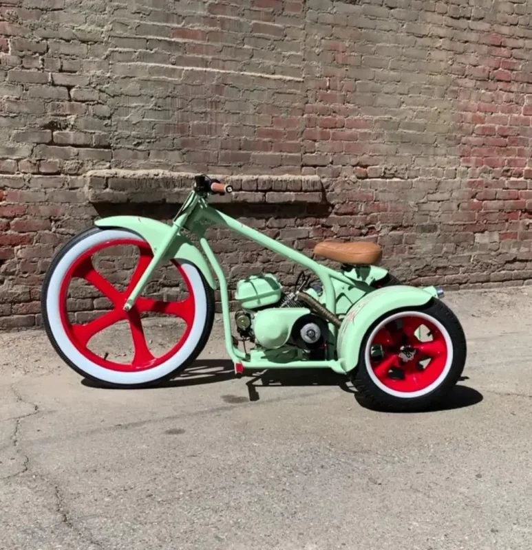 Green Mini Trike(Red Wheeler)