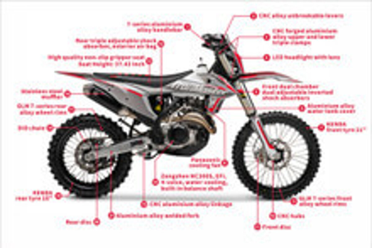 TrailMaster JHL Pro-Series 300cc Electric Start Dirt Bike PRO, LX300PRO (EFI)